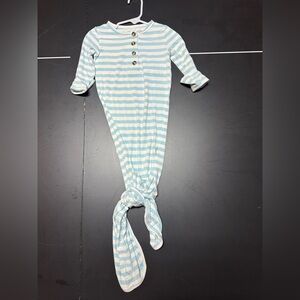 Lou Lou & Company Blue Stripped Knotted Gown